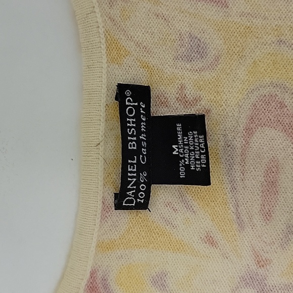 Daniel Bishop 100% cashmere women's 3/4 sleeve sweater sz medium - Picture 2 of 4